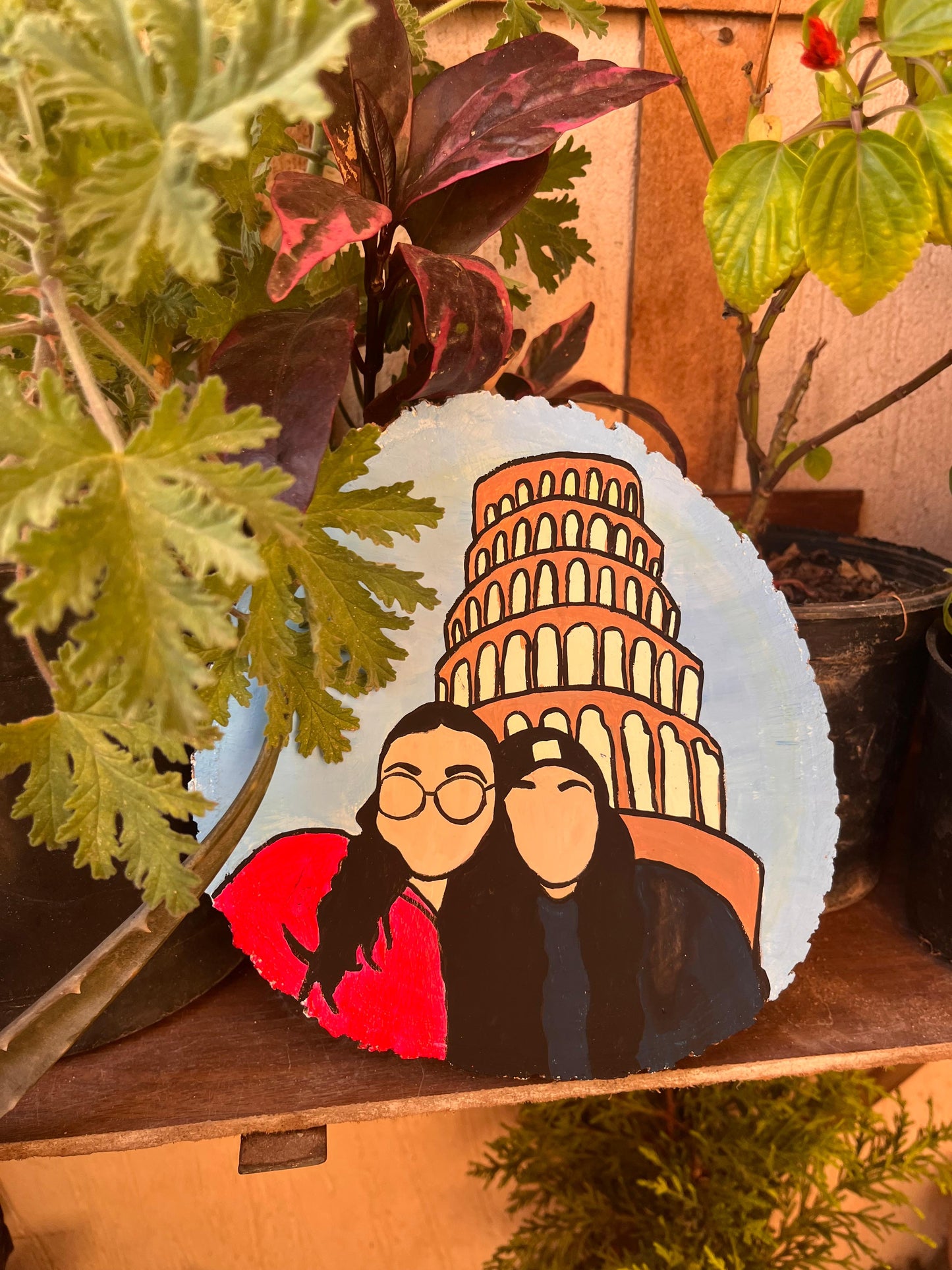 شريحة خشب بيزا الخالدة