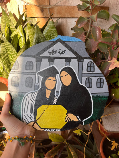Graduation Wood Slice