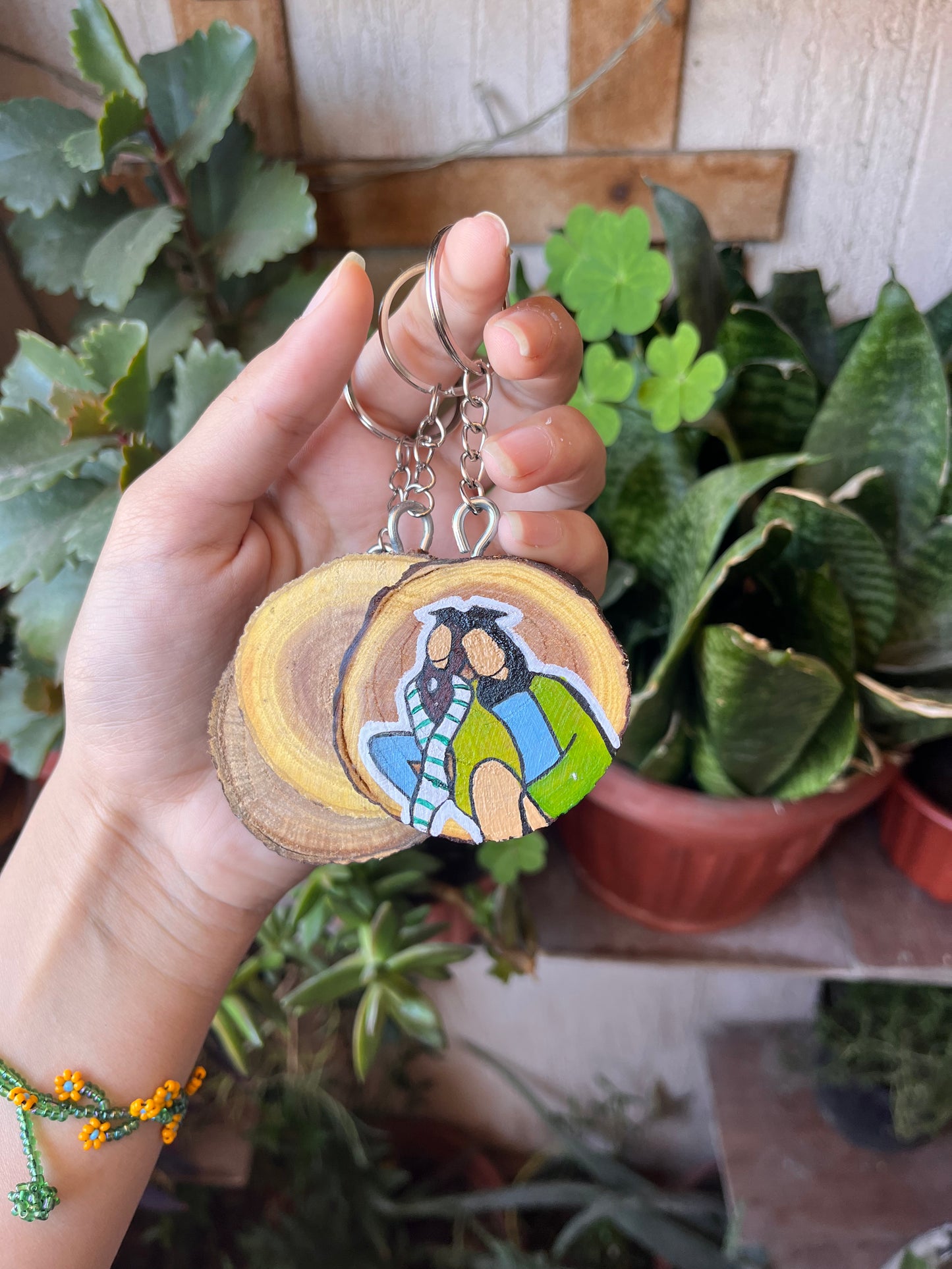 Wooden Keychain