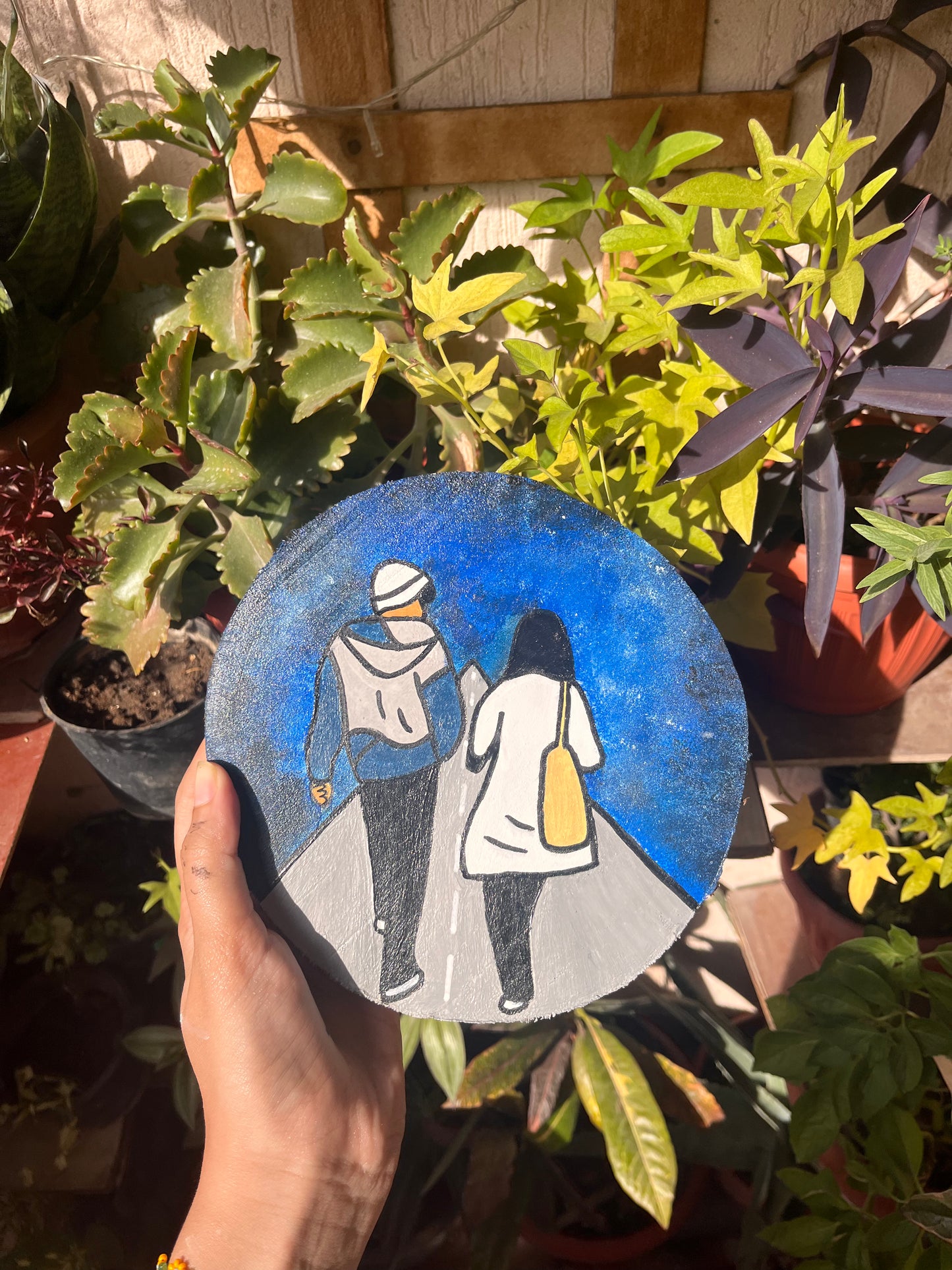 Deep Space Wood Slice