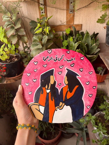 شرائح خشب بدرجات اللون الوردي