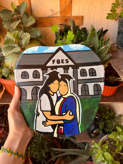 Graduation Wood Slice